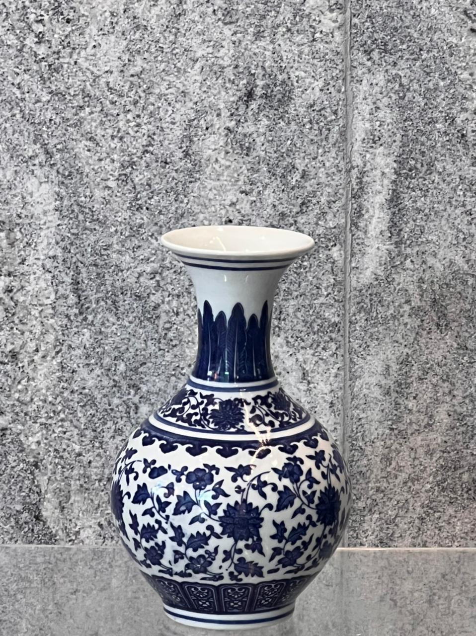 Oriental Blue Vases - 3 sizes options