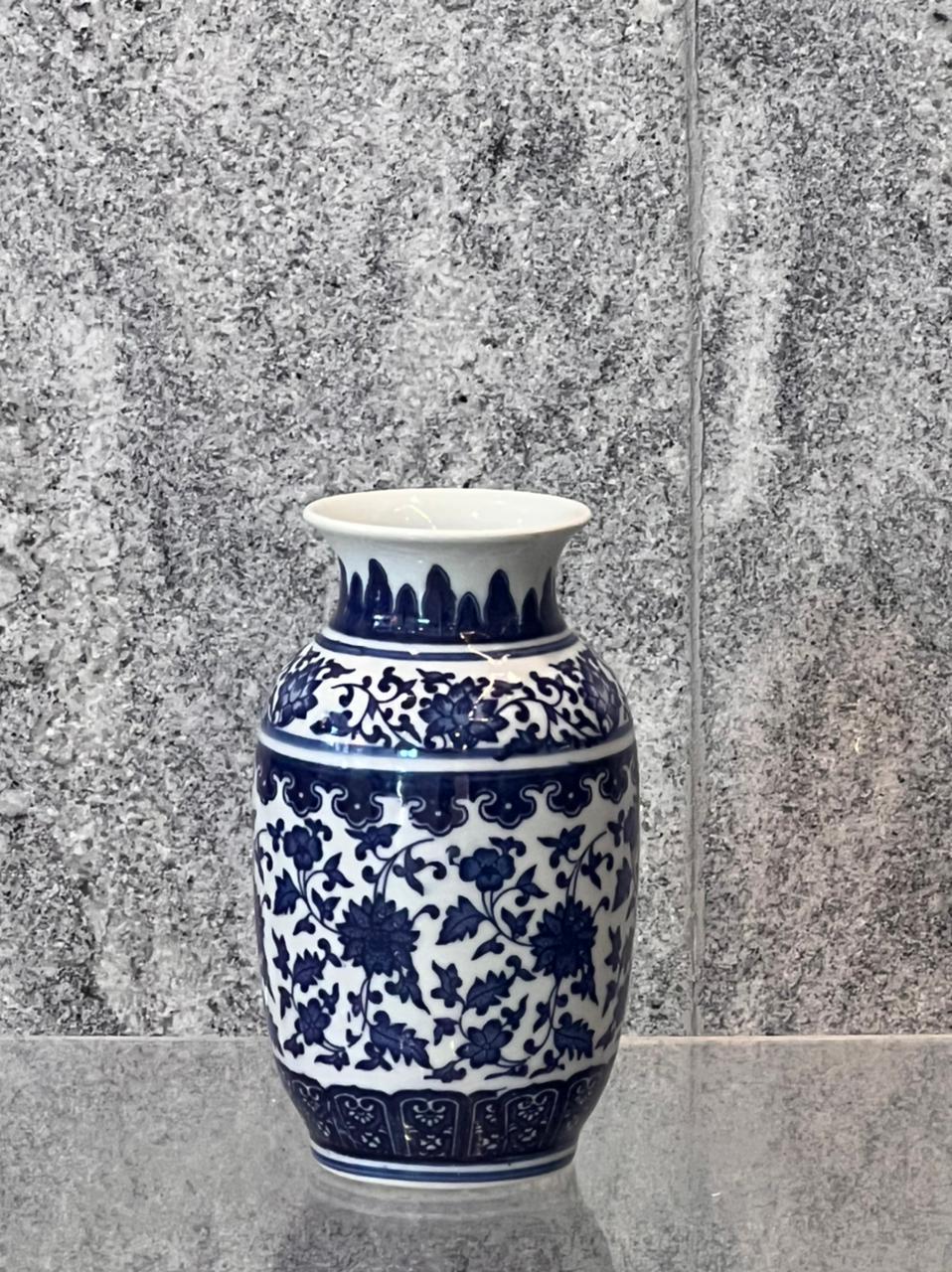 Oriental Blue Vases - 3 sizes options