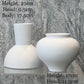 Ceramic Flower Bowls - 2 Shapes